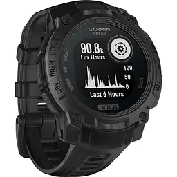 Смарт-годинник Garmin Instinct 3 Solar 45mm Tactical Edition Black with Black Band (010-02934-50) [137249] - мініатюра 3