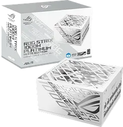 Блок живлення ASUS ROG STRIX 1000W 80+ Platinum White Edition (90YE00W4-B0NA00) - мініатюра 4