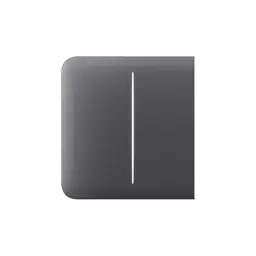 Накладна панель Ajax SideButton б/2-gang graphite