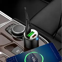 Автомобільний зарядний пристрій Hoco NZ6 USB/2Type-C 45W 3.0A - мініатюра 7