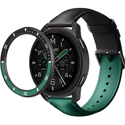 Безель Sikai для смартгодинника Xiaomi Watch S3/S4 Black-green