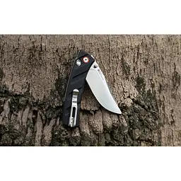 Ніж складаний кишеньковий Ruike P856-B, (7.9 см) 14C28N / G10 чорний - мініатюра 7