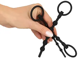 Стимулятор уретри Penisplug Training Set, 3 шт (чорний) - мініатюра 5