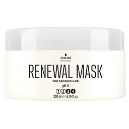 Маска Відновлення для пошкодженого ламкого волосся RENEWAL MASK ANAGANA 200 мл - мініатюра 2