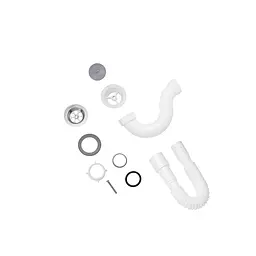 Сифон для душового піддону Kroner KRP-ST01 1 1/2"×40/50 мм прямоточний CV032069 - мініатюра 3