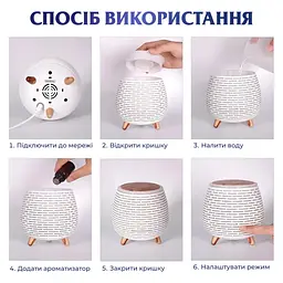 Зволожувач повітря Holdmay KP-6049W White - мініатюра 5