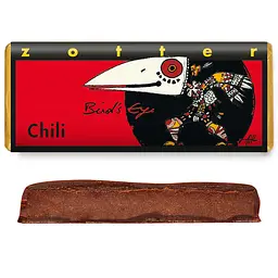Шоколад Zotter Chilli Bird's Eye чорний органічний 70 г - мініатюра 3