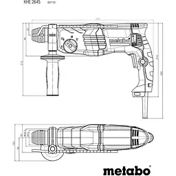 Перфоратор Metabo KHE 2645 (601710500) [158258] - мініатюра 4