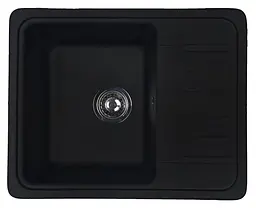 Кухонна мийка Adamant SMALL антрацит 570x455x180 мм, з крилом 57 см