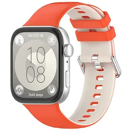 Ремінець ArmorStandart для Huawei Watch Fit 3 / 4 / 4 Pro Orange Cream (ARM89075)