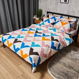 Комплект постільної білизни Moon&Star Дитячий 110x140 см наволочки 2x50x50 см Color Clash Бязь Gold Люкс