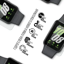 Гідрогелева плівка на годинники ArmorStandart Samsung Galaxy Watch Fit 3 захисна плівка для смарт годинників прозора (ARM74576) - мініатюра 2
