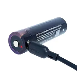 Акумулятор 21700 LiitoKala 5000mAh заряджається usb Type-C (c-50T) - мініатюра 2