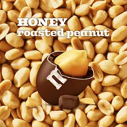 Драже M&M's Honey Roasted Peanut Chocolate Candy 255г - мініатюра 4