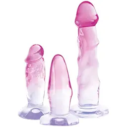 Набір You2Toys Crystal Clear Anal Training Set 3 шт. рожевий
