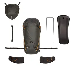 Похідний рюкзак Thule Stir Alpine 40L (Obsidian) 3204502 (TH 3204502) - мініатюра 11