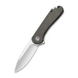 Ніж складаний кишеньковий Civivi Elementum, (7.5 см) D2 / Micarta коричневий