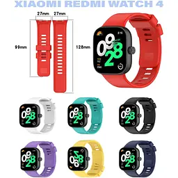 Силіконовий ремінець BeCover для Xiaomi Redmi Watch 4 Yellow (711506) - мініатюра 6