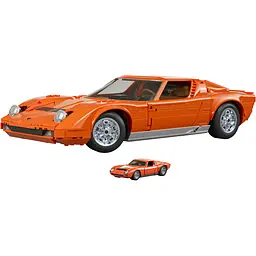 Колекційна машинка-конструктор Mattel Brick Shop Premium Lamborghini ‘71 Miura P400 SV (JHF61)