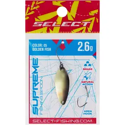 Блешня Select Supreme 2.6g 30mm #05 Golden Fish - мініатюра 2