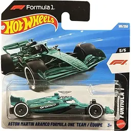 Базова машинка Hot Wheels Formula 1 Aston Martin Aramco Formula One Team зелена (5785) JJK25-N521     
