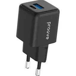 Мережевий зарядний пристрій Proove Pocket GaN Plus 25W USB-C/USB-A Black (WCPG25111201) [130262] - мініатюра 3