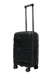 Валіза маленька S поліпропілен Milano bag 0306 56×35×24см 33л Чорний - мініатюра 2