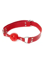 Кляп Ball Gag Red - Fetish Boss Series - мініатюра 8