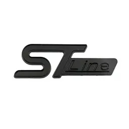 Емблема напис STLine для Ford чорний 96х35мм метал