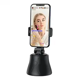 Смарт штатив Baseus 360°AI Following Shot Tripod Head SUYT-B02 Black - мініатюра 3