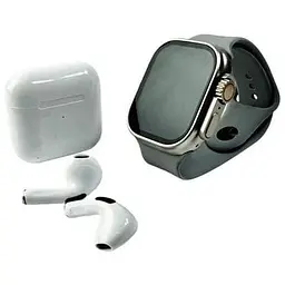 Смарт-годинник Fendior S30 Pro Max+TWS Grey/Yellow - мініатюра 5