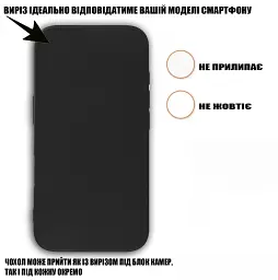 Силіконовий чохол BeCover для Infinix Hot 50 (X6720) Black (712282) - мініатюра 7