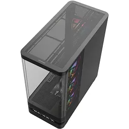 Корпус ModeCom VOLCANO AQ200 ARGB MIDI FRONT LCD 4x120mm fans BLACK без БЖ ATX - мініатюра 8