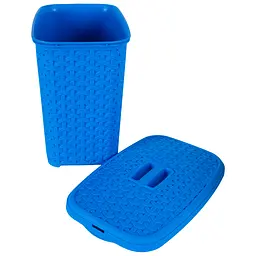 Кошик Diomedea з кришкою блакитний 6 л (К7-439) - мініатюра 3
