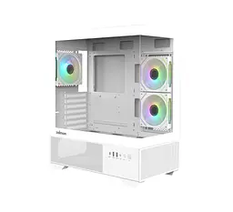 Zalman Корпус Chronix V2 без БЖ, 1xUSB3.0, 1xUSB2.0, 1x Type C, 2x120мм ARGB Reverse, 4x120мм ARGB, VGA 410мм, LCS ready, TG Side/Front Panel, ATX, білий