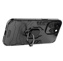 Чохол бампер Primolux Ring Armor для Apple iPhone 13 Pro Max Black - мініатюра 8