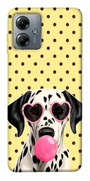 TPU чохол Demsky Pinky dolmatin для Motorola Moto G14