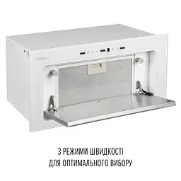 Витяжка повновбудована PERFELLI DESIGN VISION 6 BIANCO SILENZIO - мініатюра 9