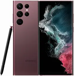 Смартфон Samsung Galaxy S22 Ultra 12/512GB Burgundy (SM-S908BDRH) (Global) [5G, NFC, 2 SIM/1 SIM + 1 eSIM]