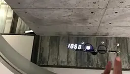 Дзеркало Dusel DE-M2071D 80 см з годинником, Білий - мініатюра 8