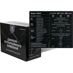 Джерело безперебійного живлення Vinga 650 ВА / 360 Вт / 7 А*ч (VPE-650PRMU) - мініатюра 5