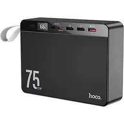 Зовнішній акумулятор Hoco J94 Overlord 75000mAh 22.5W Black (779175) [101153] - мініатюра 2