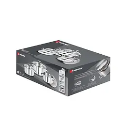 Набір каструль із кришками Bergner Alea 1,5 / 2,2 / 2,9 л (BGEU-5505) - мініатюра 4