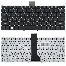 Клавіатура для ноутбука ACER (ES1-311, ES1-331) rus, black, без фрейма - мініатюра 2