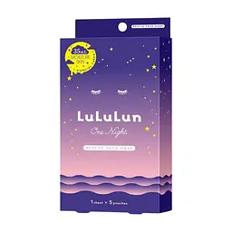 Маска для обличчя Lululun Face Mask One Night Rescue Moisture Проти сухості шкіри 5 шт. (4582305069754)
