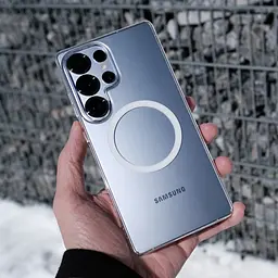 Чохол протиударний для Samsung Galaxy S25 Ultra (S938) Clear Case Ultra Hybrid with MagSafe Прозорий - мініатюра 8