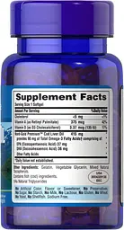 Масло печінки тріски Puritan's PrideCod Liver Oil 415 мг 100 гел капс - мініатюра 2