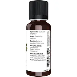 Камфорна олія Now Essential Camphor Oil 30 ml - мініатюра 2