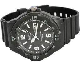 Стильні чоловічі полімерні наручний годинник Оригінал Casio Collection MRW-200H-1B2VEG з полімерним ремінцем - мініатюра 2