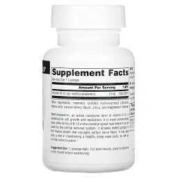 Вітамін В12 метилкобаламін Source Naturals Methyl Cobalamin вишня 5 мг 60 таблеток - мініатюра 2